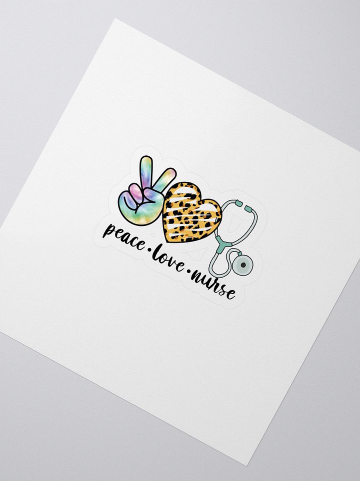 Peace Love Health Stickers Set product image (2)