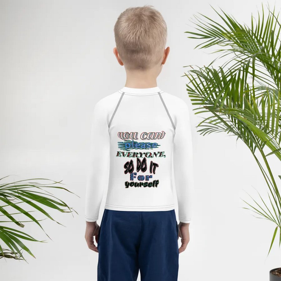 You Cant Please Everyone, So Do It For Yourself - Kids Rash Guard product image (3)