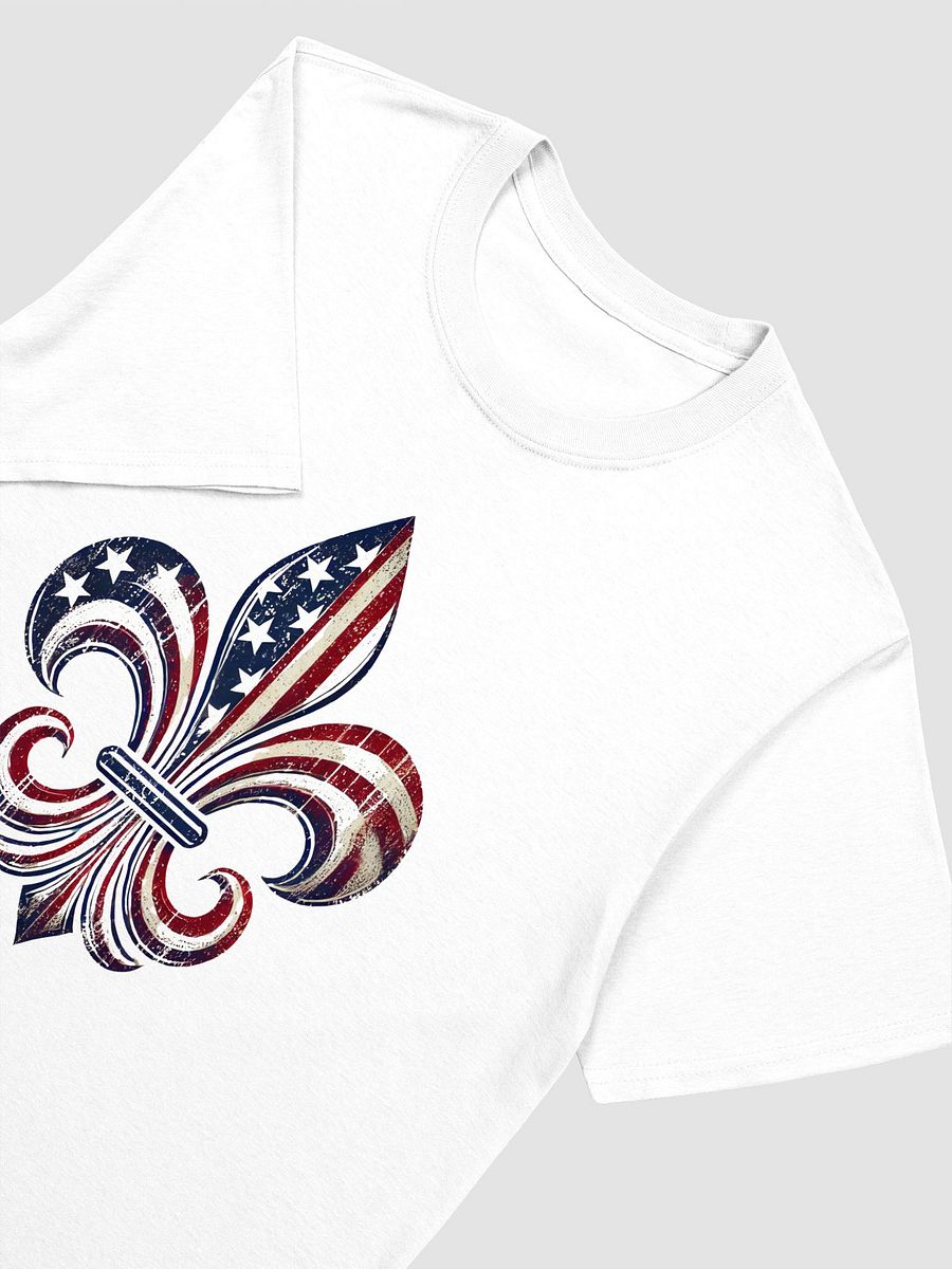 Patriotic Fleur-de-Lis Unisex Tee product image (3)