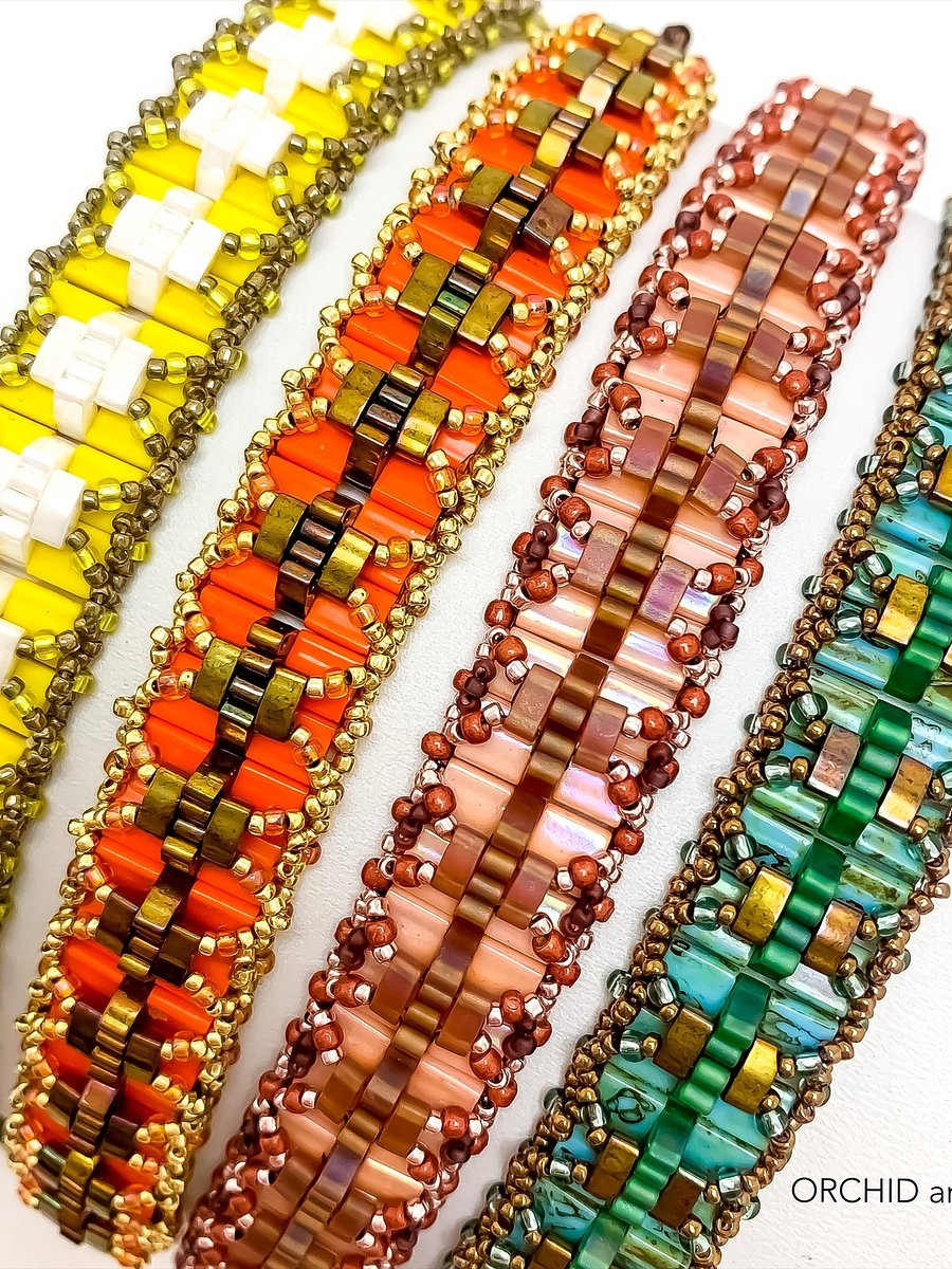 Beading Pattern – Pleated Tila Bracelet product image (4)