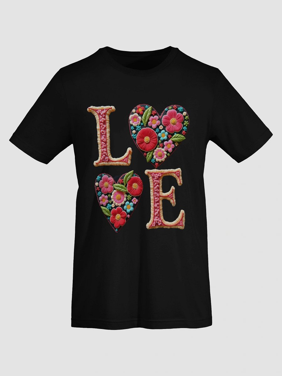 Embroidered Love Floral T-Shirt product image (26)