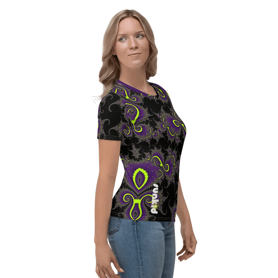 Fractal women's T-shirt - Acid Nights product image (10)