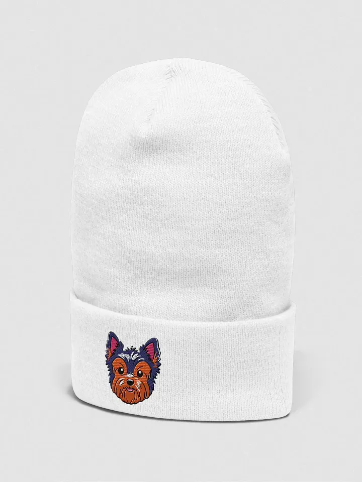 Yorkie Vibes Embroidered Beanie product image (17)