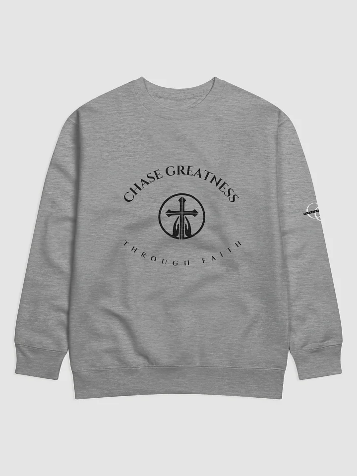 CG Faith Crew Neck Sweatshirt (Black) product image (5)
