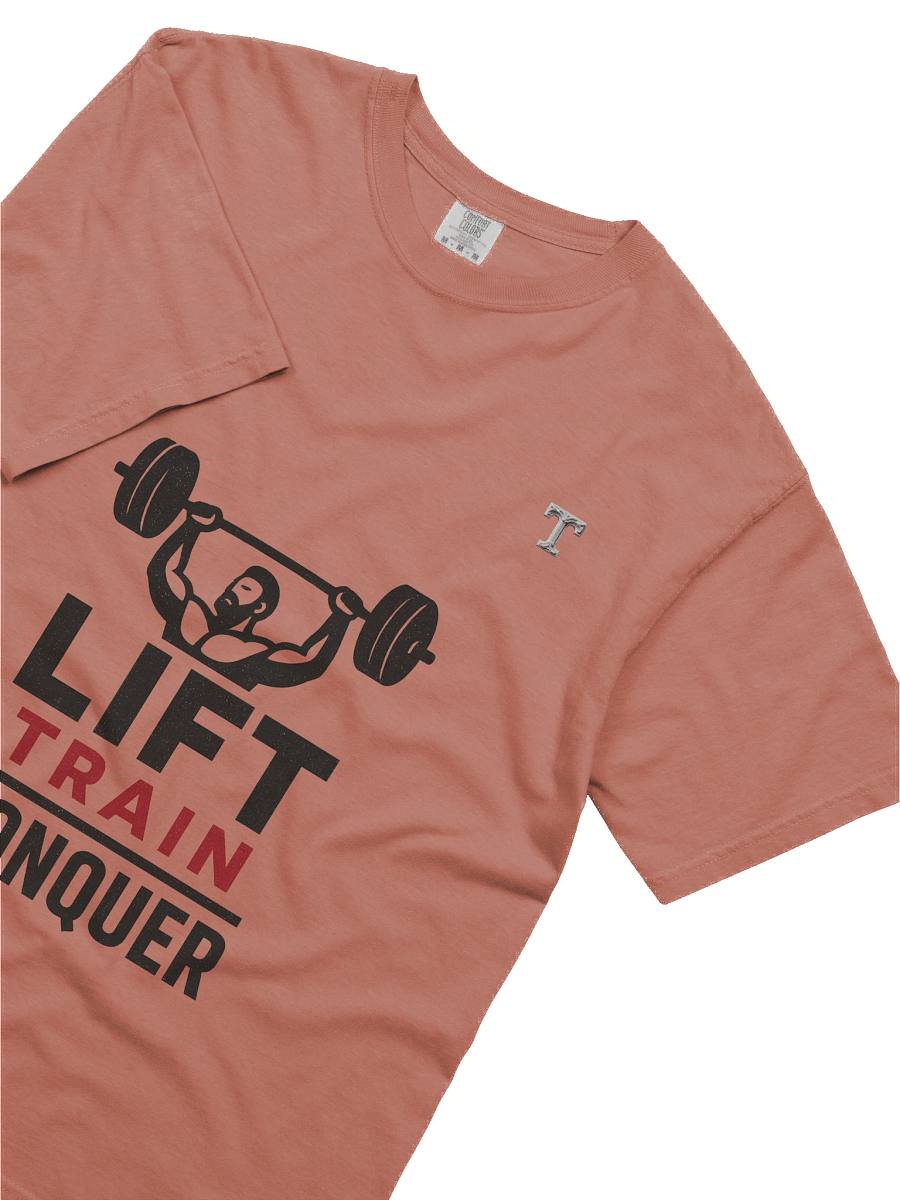 Iron Will: Lift Train Conquer T-shirt product image (75)