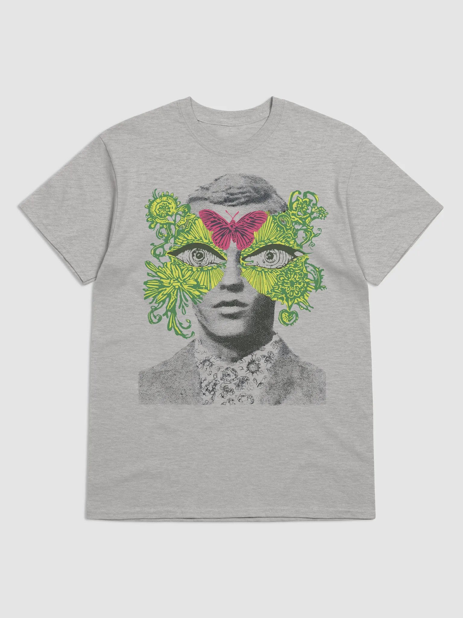 Surreal Floral Butterfly Man Unisex T-Shirt product image (5)