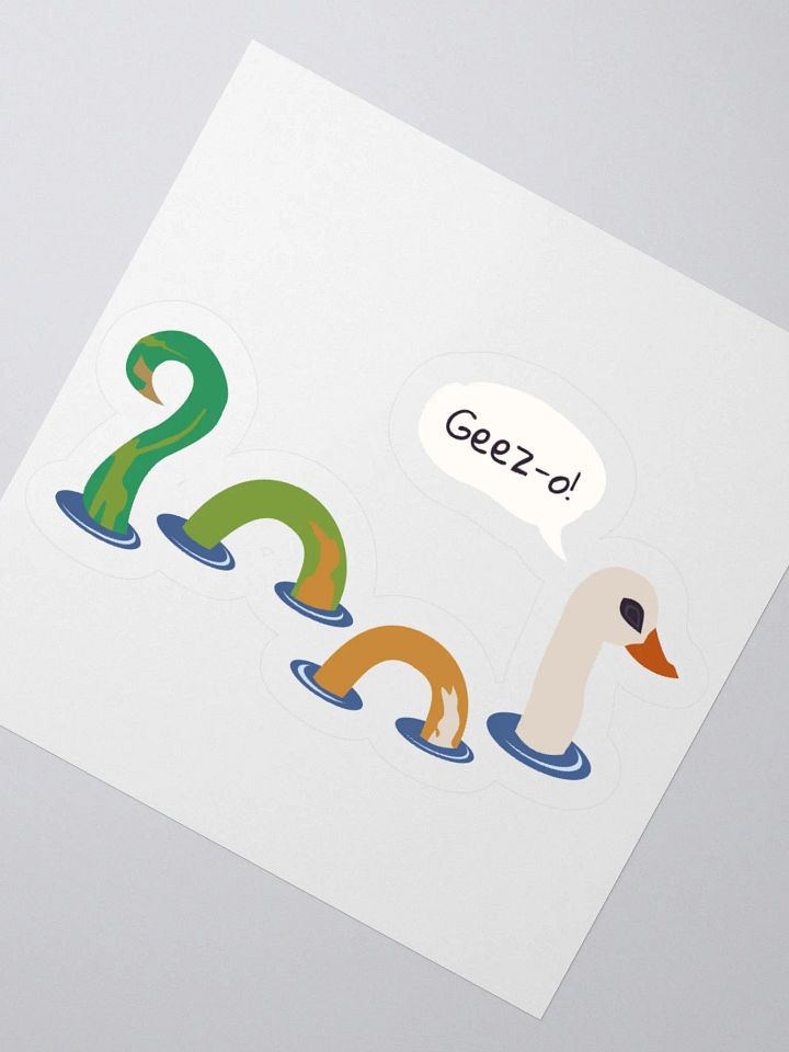 Lost Records: Bloom & Rage Loch Ness Swannster Sticker product image (2)