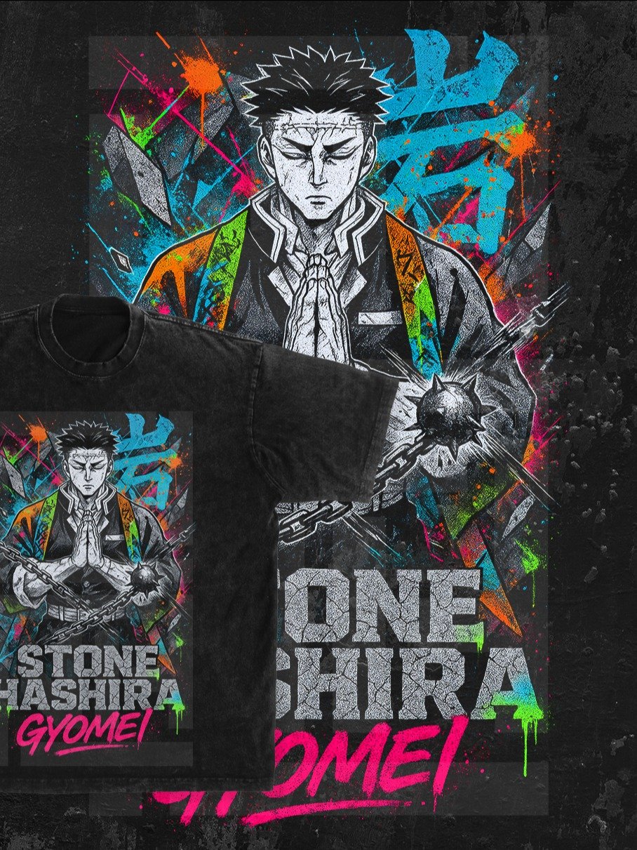 GYOMEI Demon slayer | Kimetsu no Yaiba t-shirt PNG design product image (1)