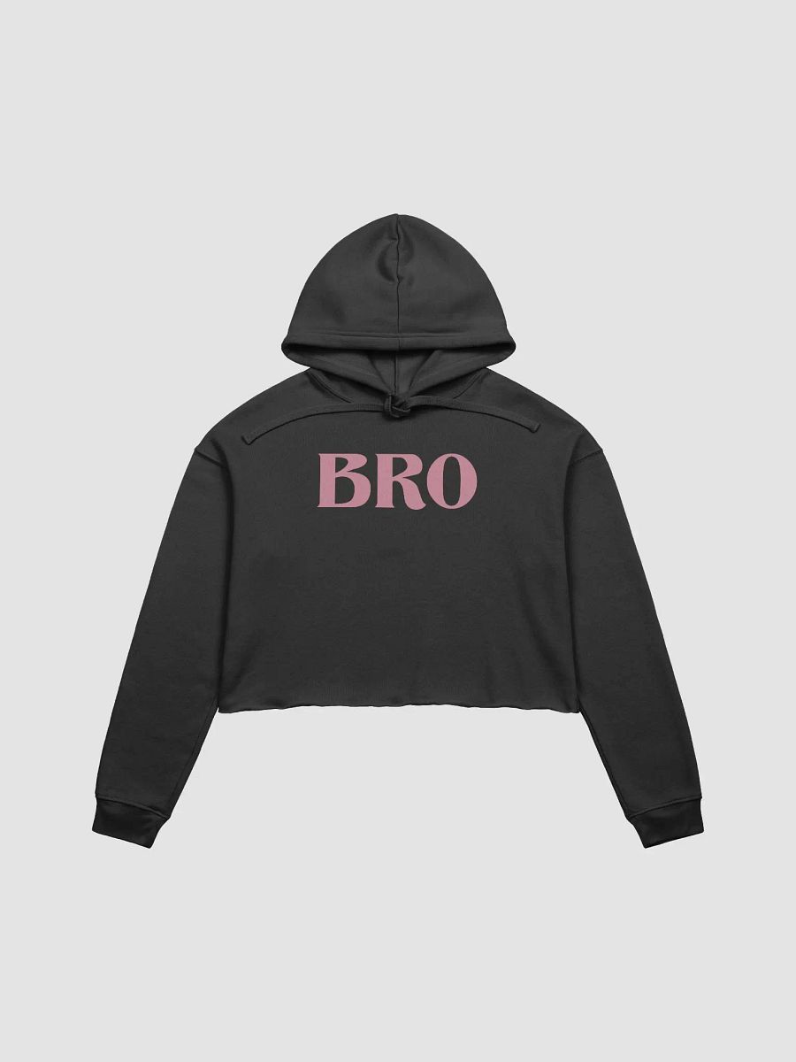 Bro fleece crop hoodie product image (1)