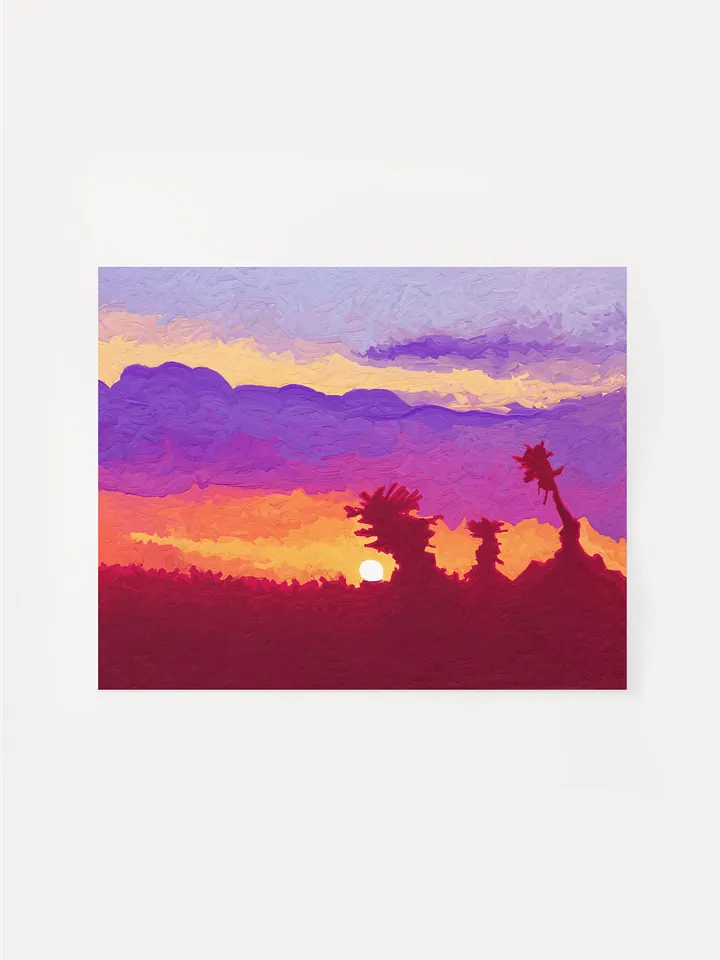 Brush Dancing in the Evening Light Poster product image (2)