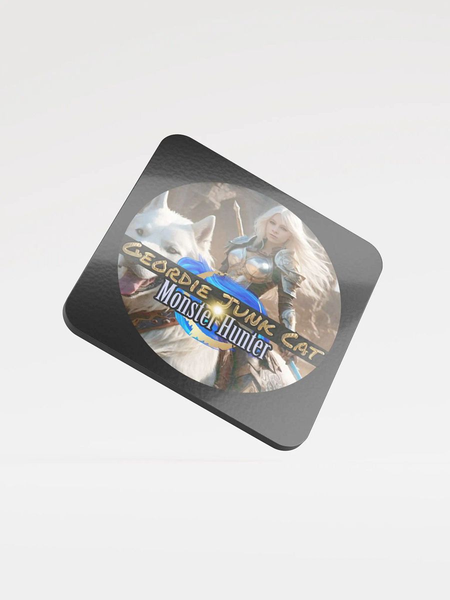 MONSTER SLAYER THREE Drink Coaster (3.74″x 3.74″, US and EU SHIPPING) product image (1)