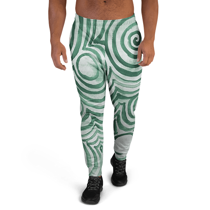 "Green Swirl" Men's Joggers product image (2)