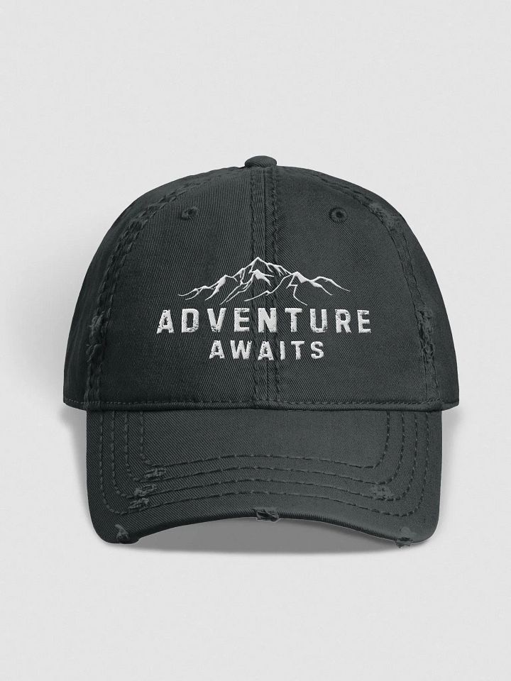 Adventure Awaits Mountain Distressed Hat product image (3)