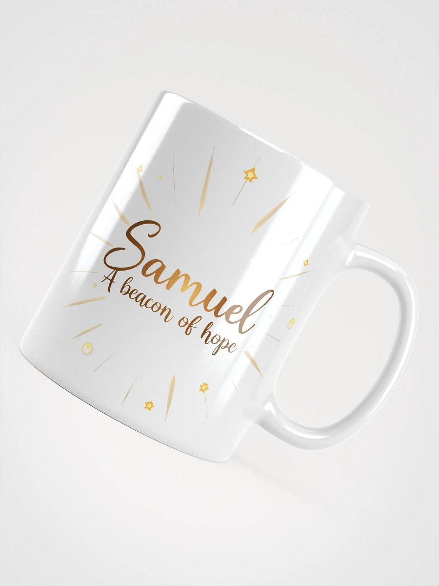 Samuel: A Beacon of Hope Mug – Celebrate the Strength and Meaning Behind the Name product image (4)