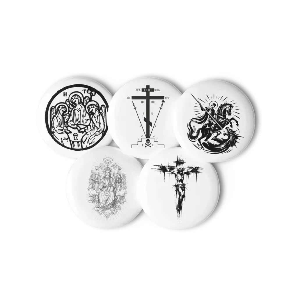 Crucifixion Pin Buttons Set product image (11)