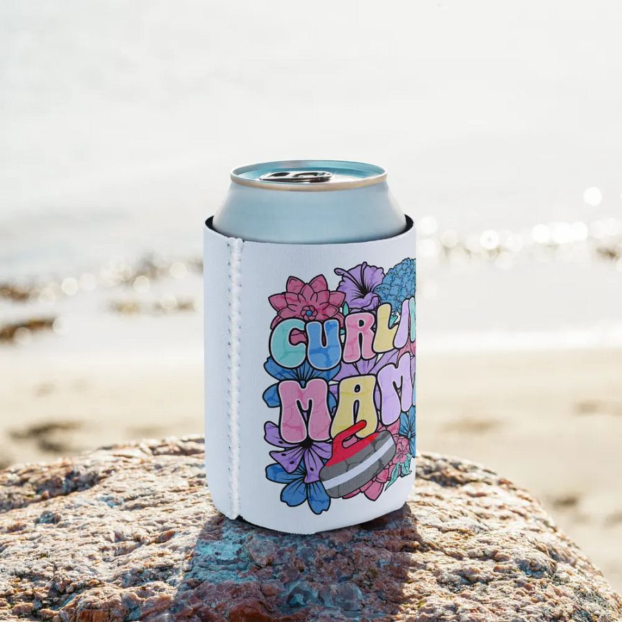 Curling Mama Floral Can Cooler product image (9)