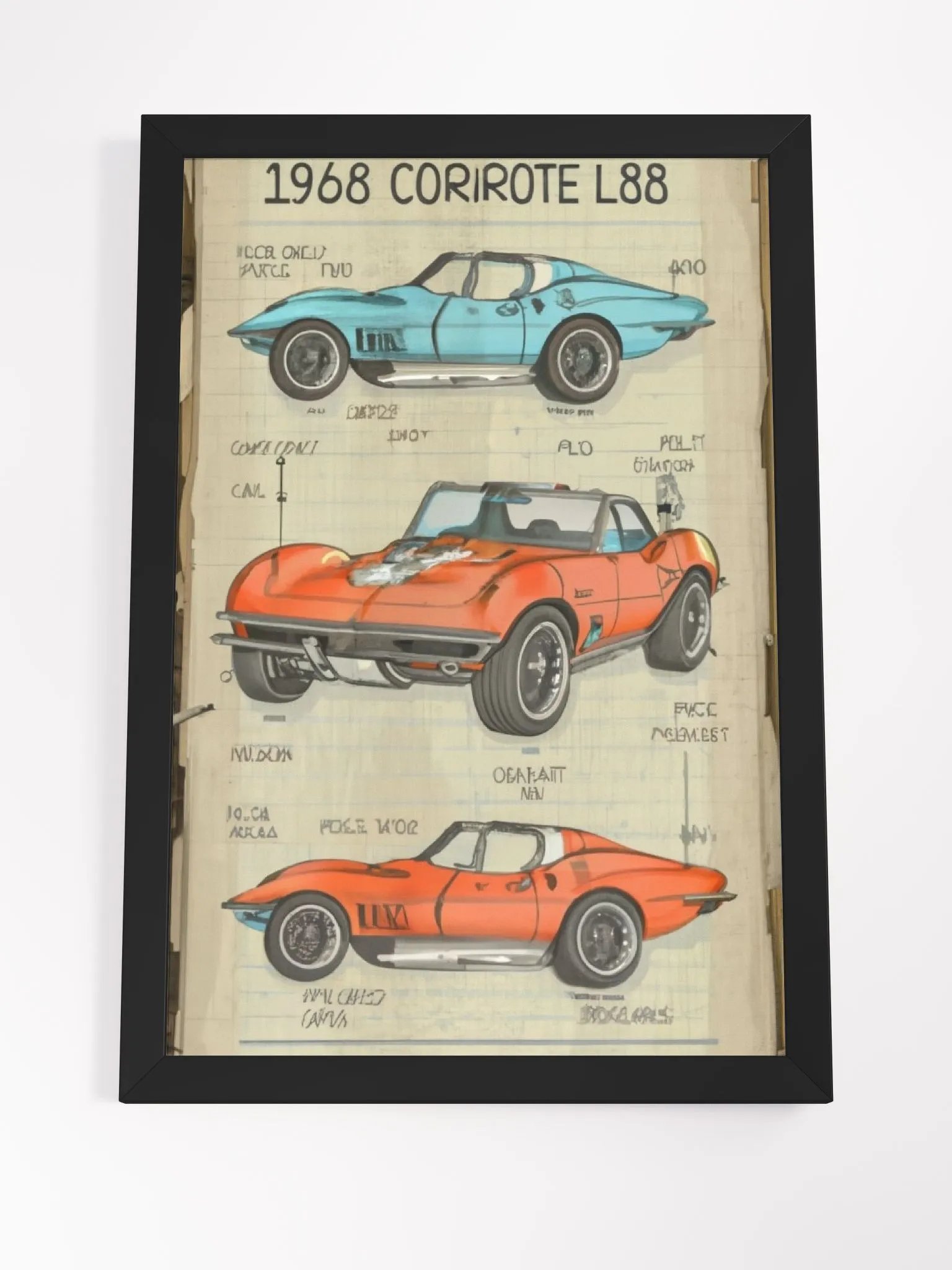 Own the Roar: Chevrolet Corvette L88 Poster Wall Masterpiece product image (4)