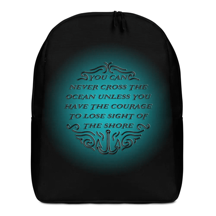 Courage quote backpack product image (1)