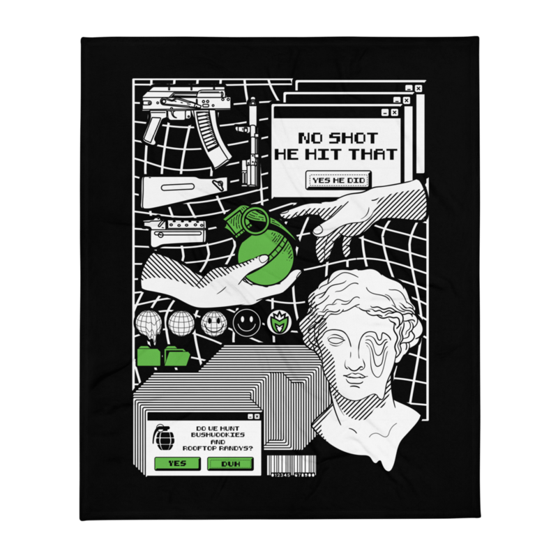 MikeCHK11 AOL Series Throw Blanket product image (1)