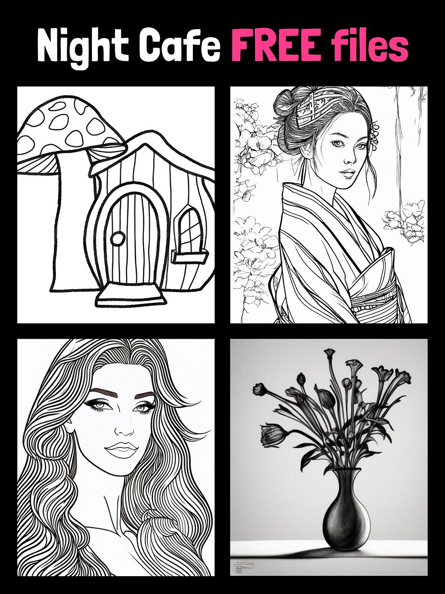 FREE Sketch Files for Night Cafe product image (1)