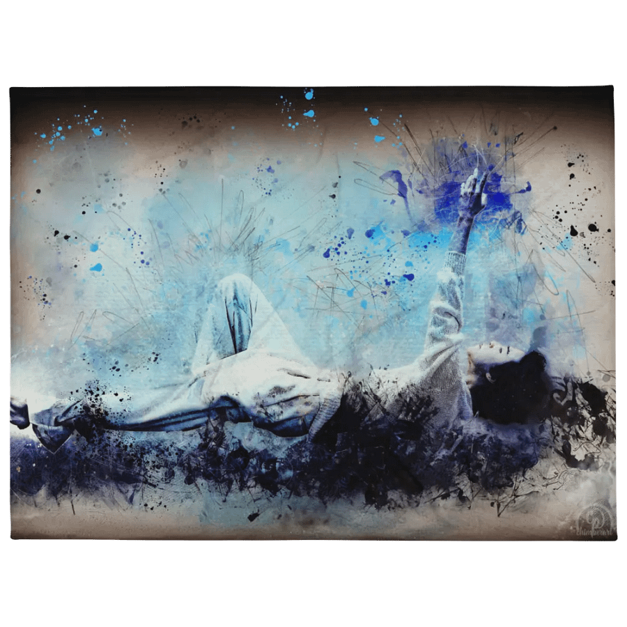 BTS - Jimin Set me Free Freedom Throw Blanket - Designed by ChimberArt product image (1)
