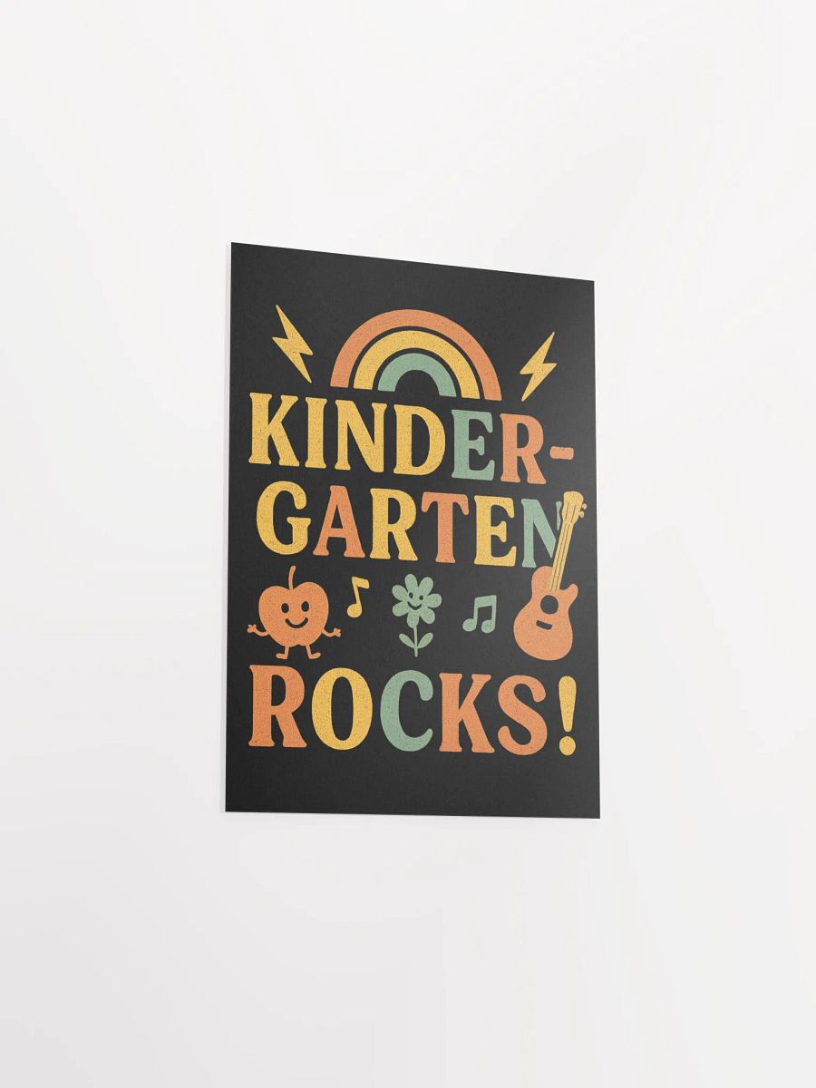 Kindergarten Rocks! Poster – Retro Wall Art for Classrooms product image (10)