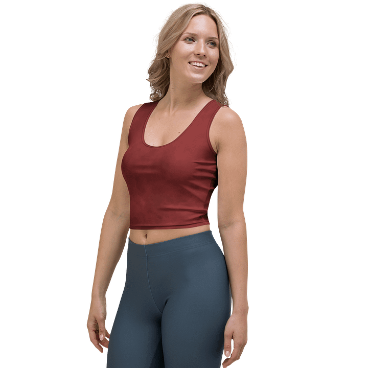 Crimson Cloud All-Over Crop Top product image (1)