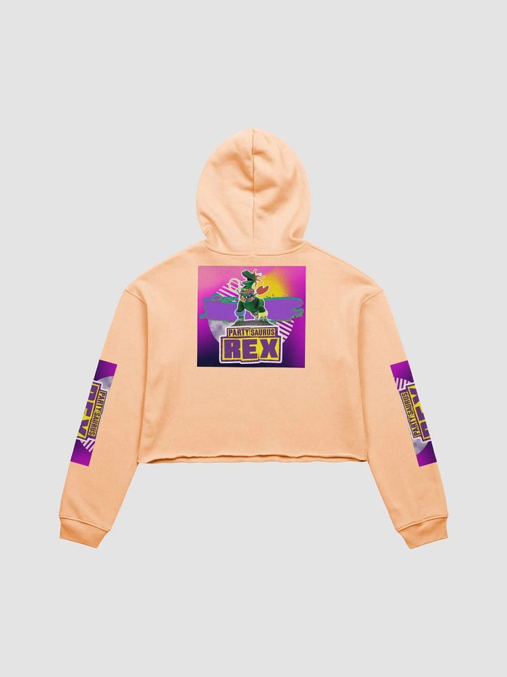 Partysaurus Rex Crop Top Hoodie product image (2)