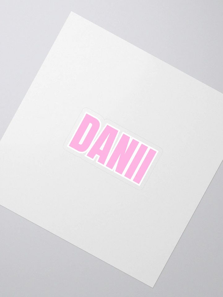 DANII PINK WHITE STICKER product image (7)