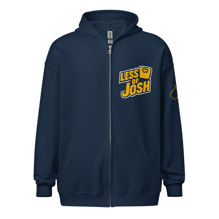 Less of Josh” Heavyweight Zip Hoodie – Built Different, Just Like You product image (5)