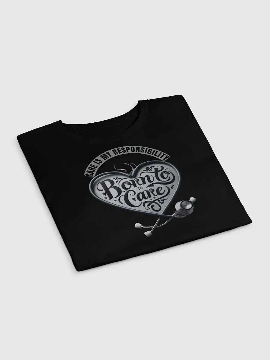 Born To Care: Heartfelt Care Stethoscope Crop Top product image (17)