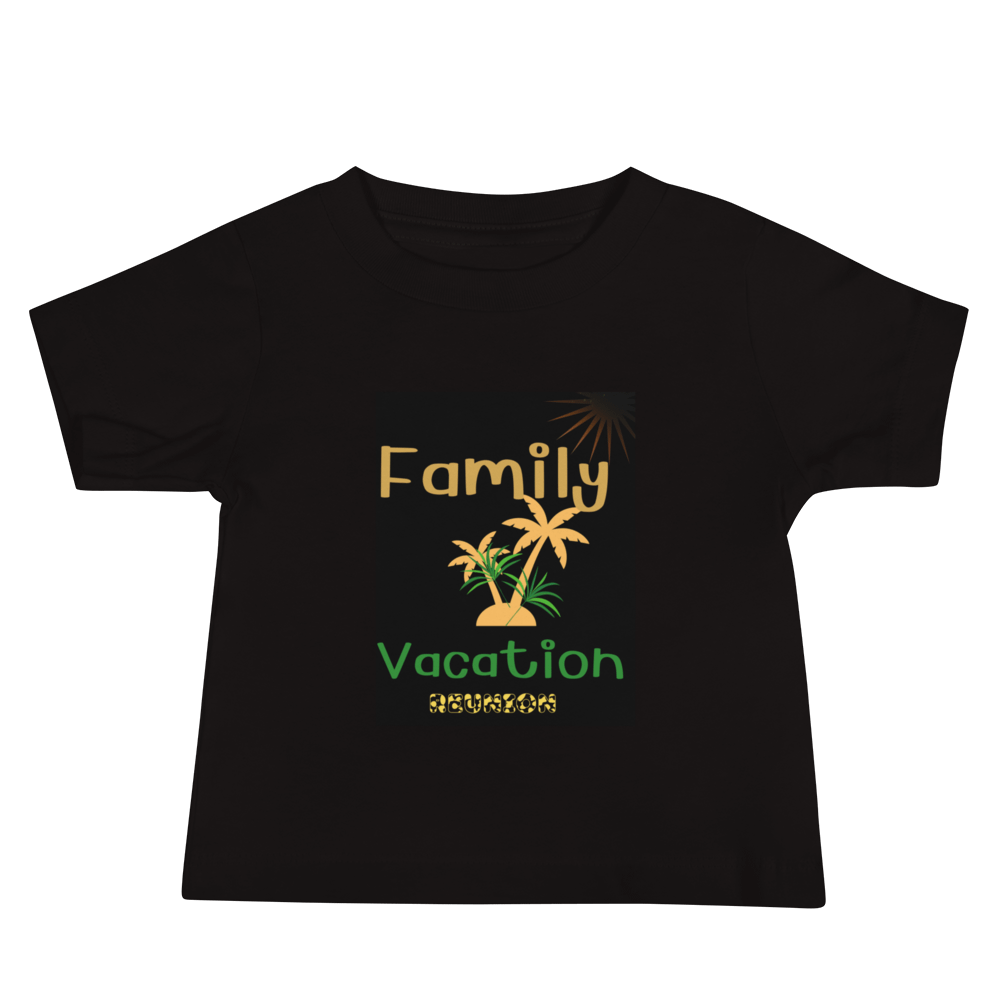 Sunny Family Vacation Baby Tee product image (2)