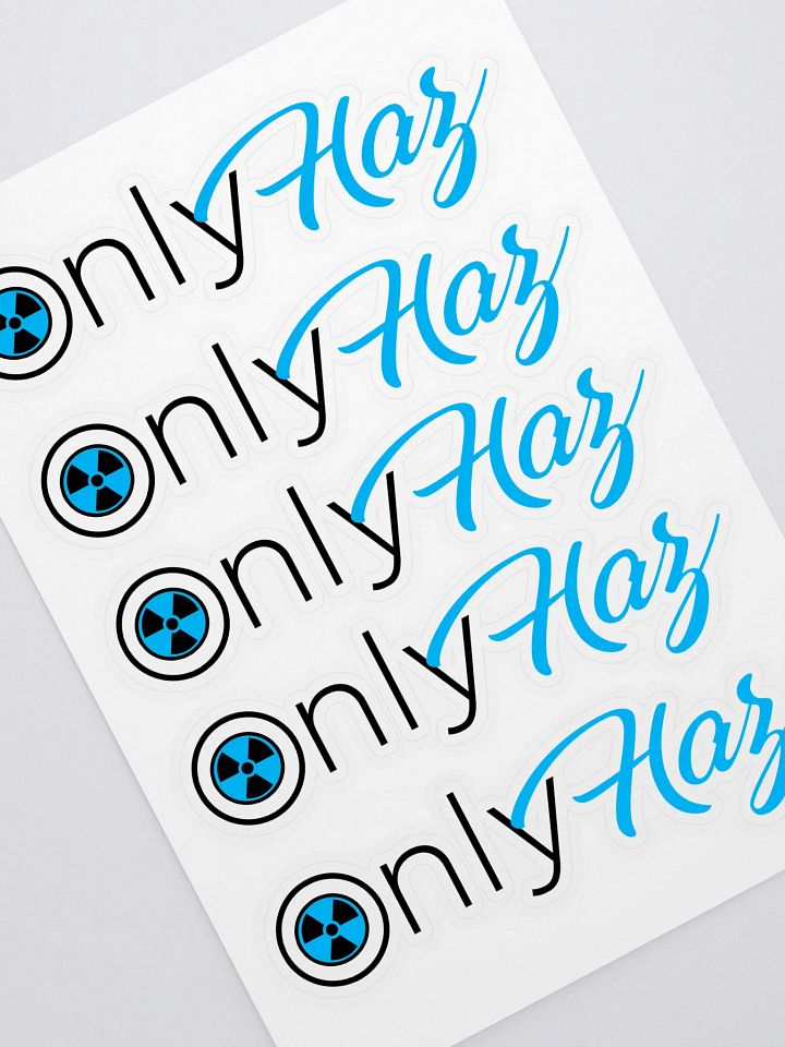 OnlyHaz Sticker Sheet product image (1)