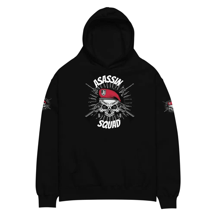 Rebellious Skull Graphic Oversized Hoodie product image (2)