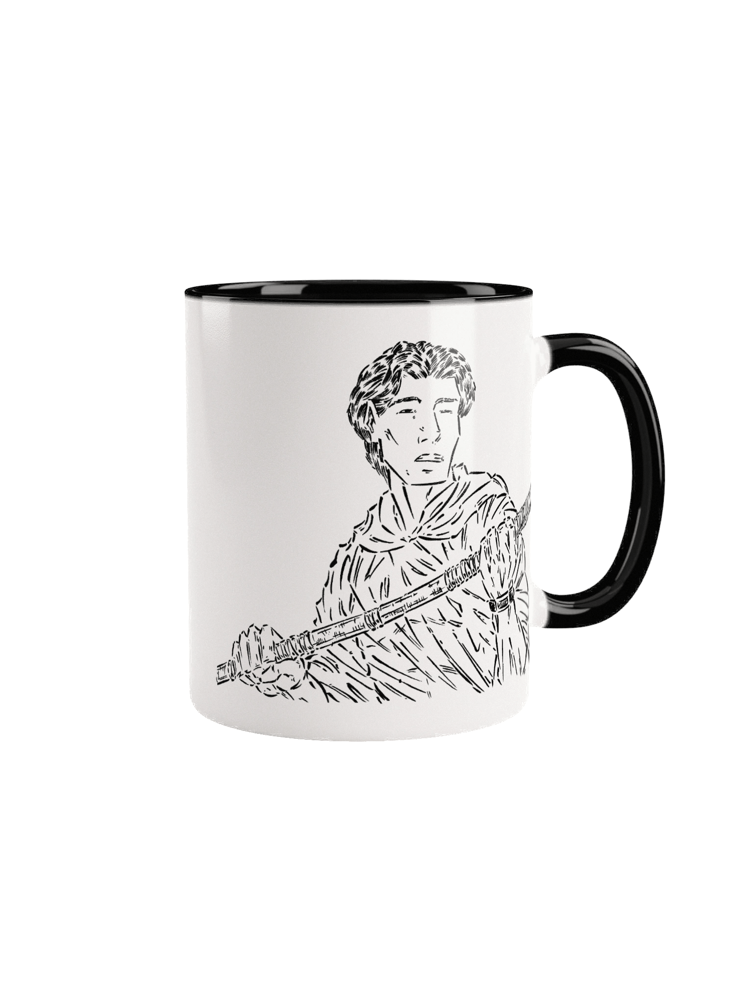 MEIFUMADO | Test | Black & White Mug product image (1)