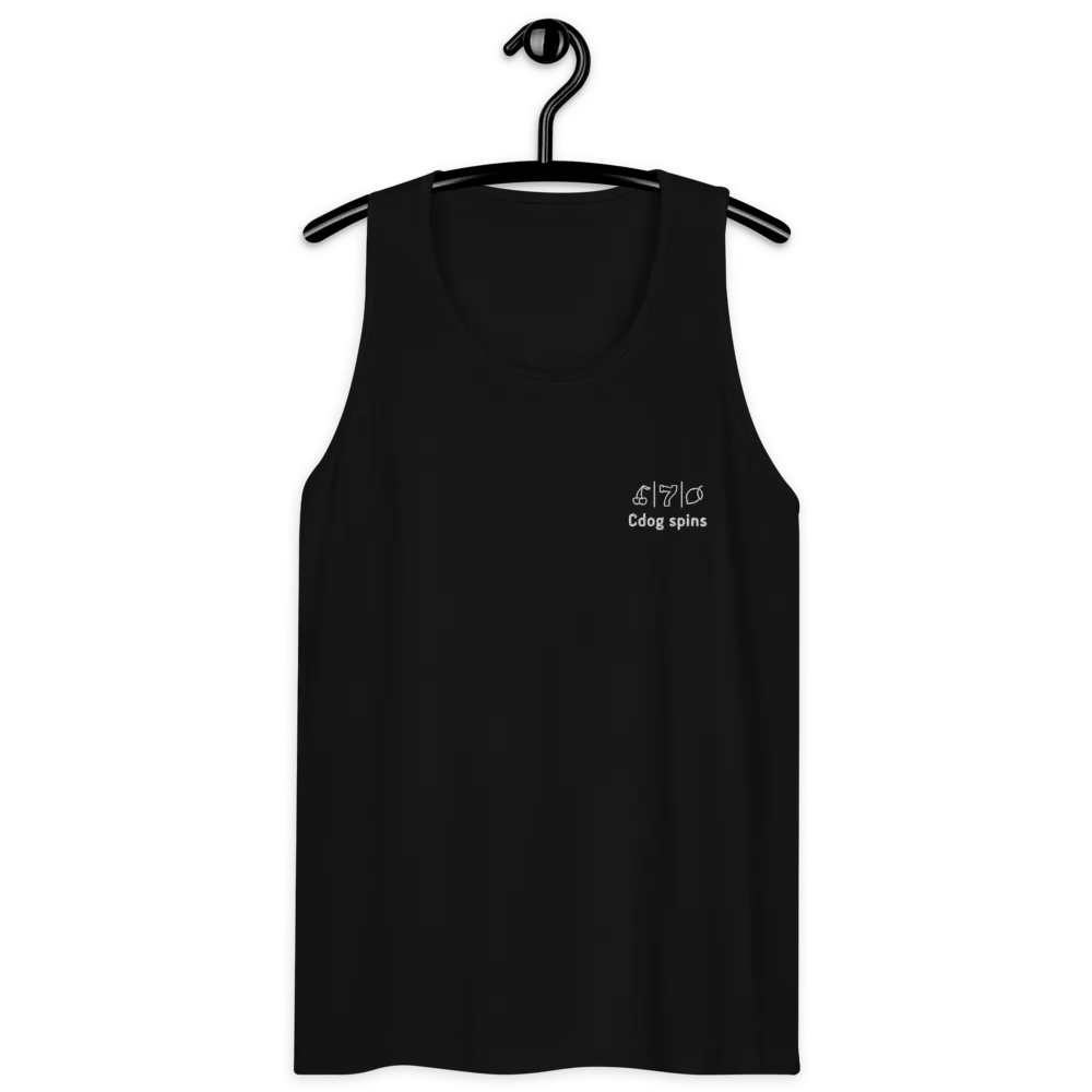 Cdog Spins Embroided Tank Top product image (14)