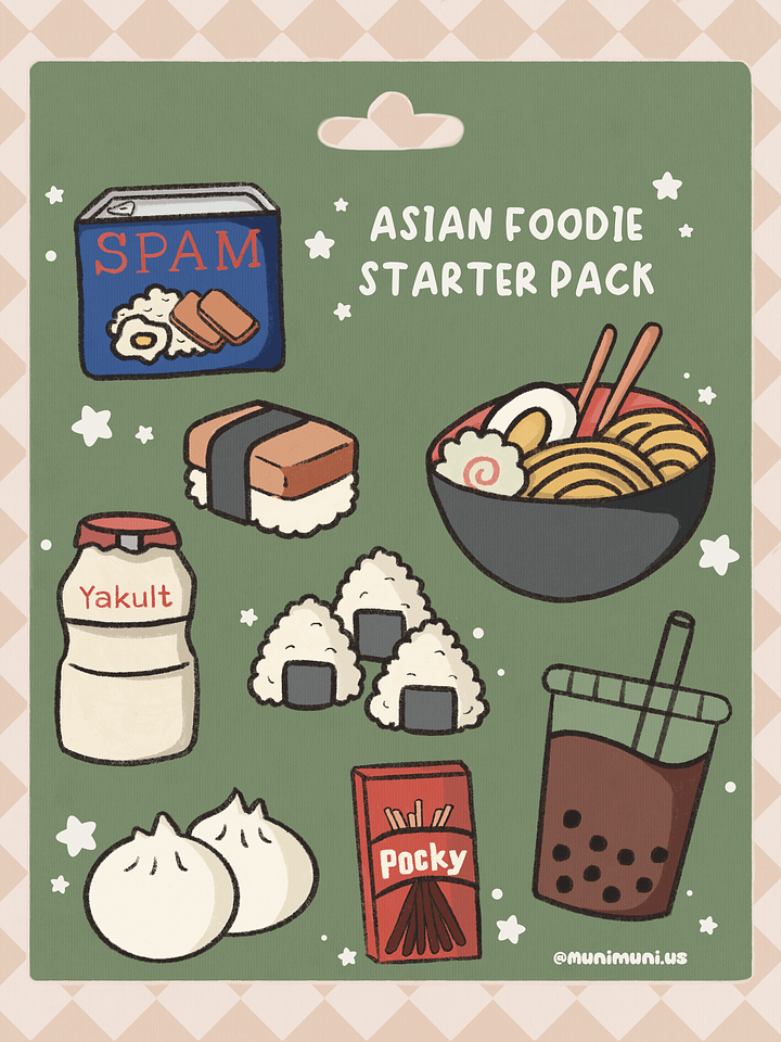 Asian Foodie Canvas Tote Bag product image (1)