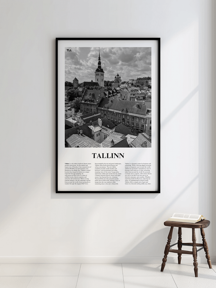 Tallinn 01 Newspaper Poster product image (2)