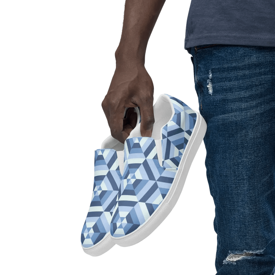 Illusion Cubes Slip-On Canvas Shoes product image (5)