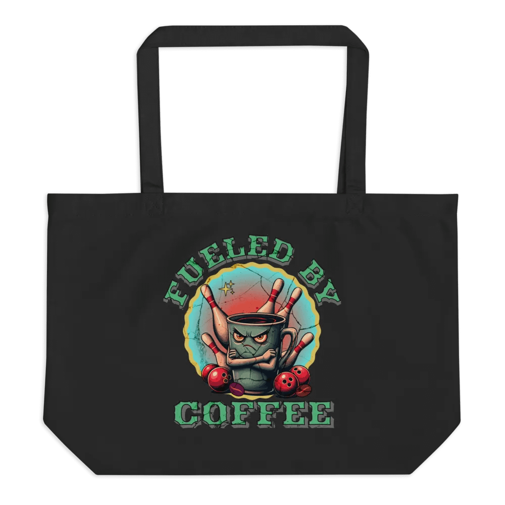 Fueled by Coffee Bowling Tote Bag product image (1)