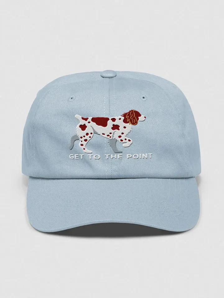 Get to the Point Classic Dad Hat(Embroidered) of a Brittany Spaniel(Liver) product image (17)