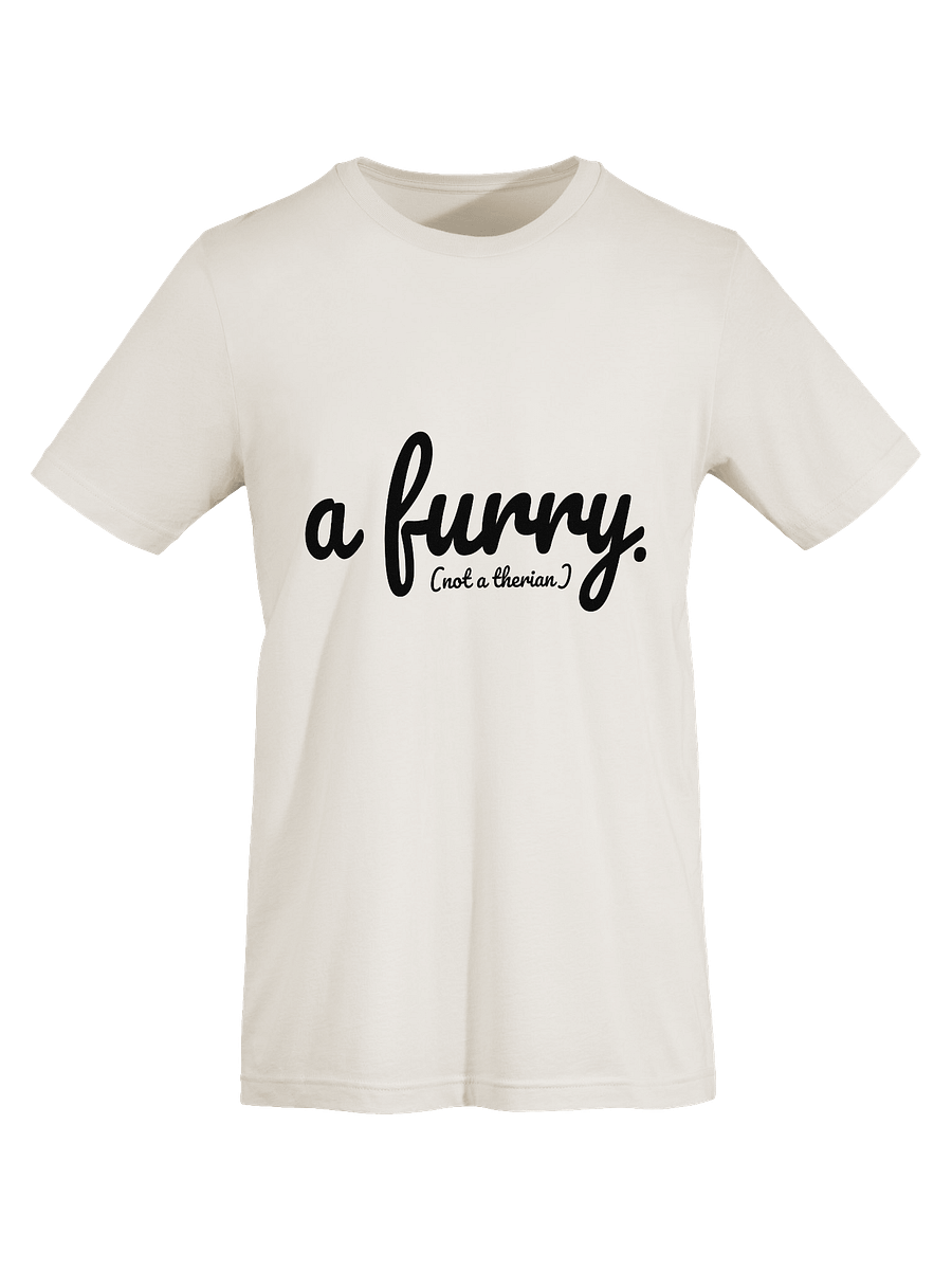 Clearly a furry t-shirt (light edition) product image (7)