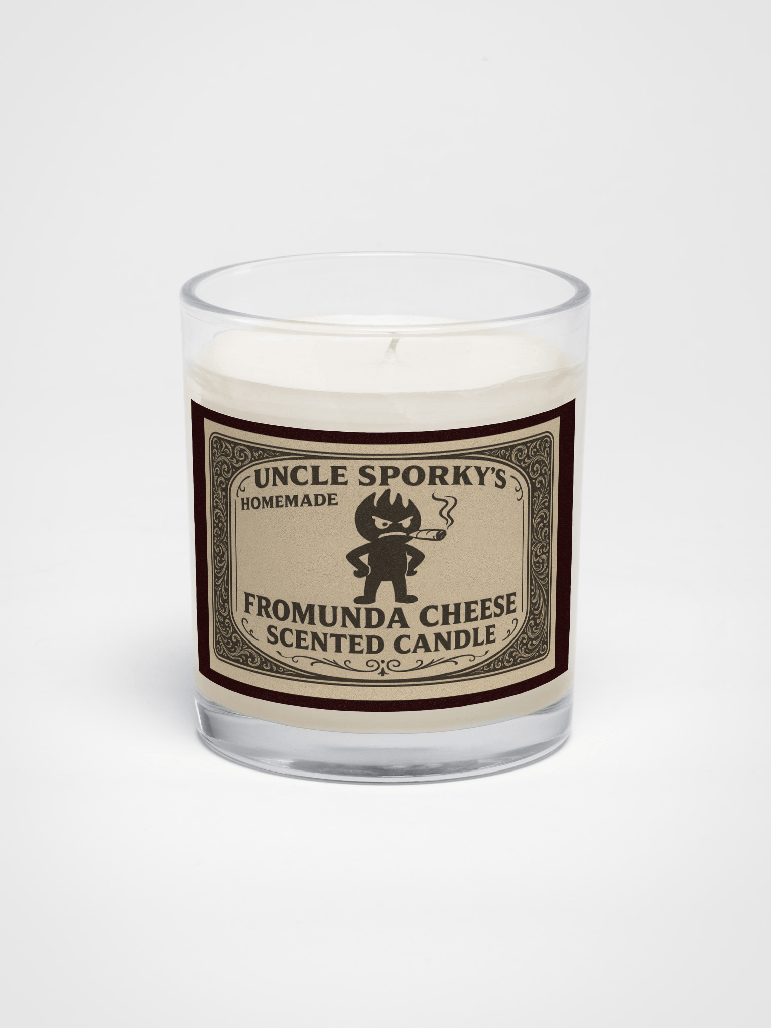 Uncle Sporky's Fromunda Cheese Scented Candle product image (1)
