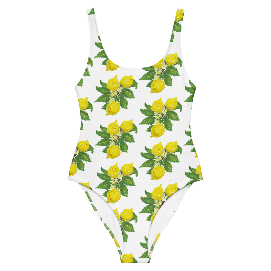 Lemon Love White One-Piece Swimsuit product image (2)