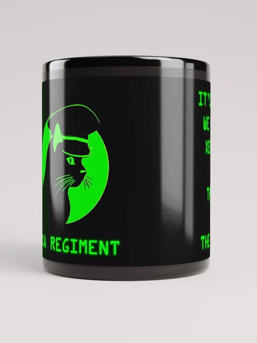 Nuka Regiment Black Glossy Mug product image (4)