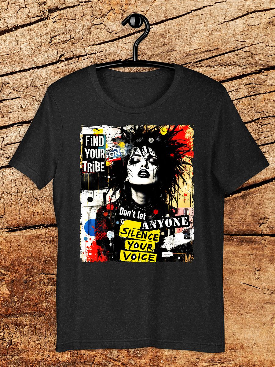 "FIND YOUR TRIBE" Empowering Bold Expression Graphic Unisex T-Shirt product image (1)