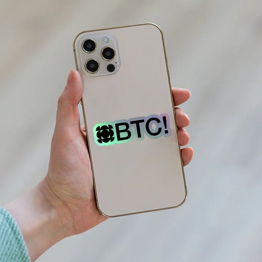 BTC! Holographic Sticker Set product image (6)