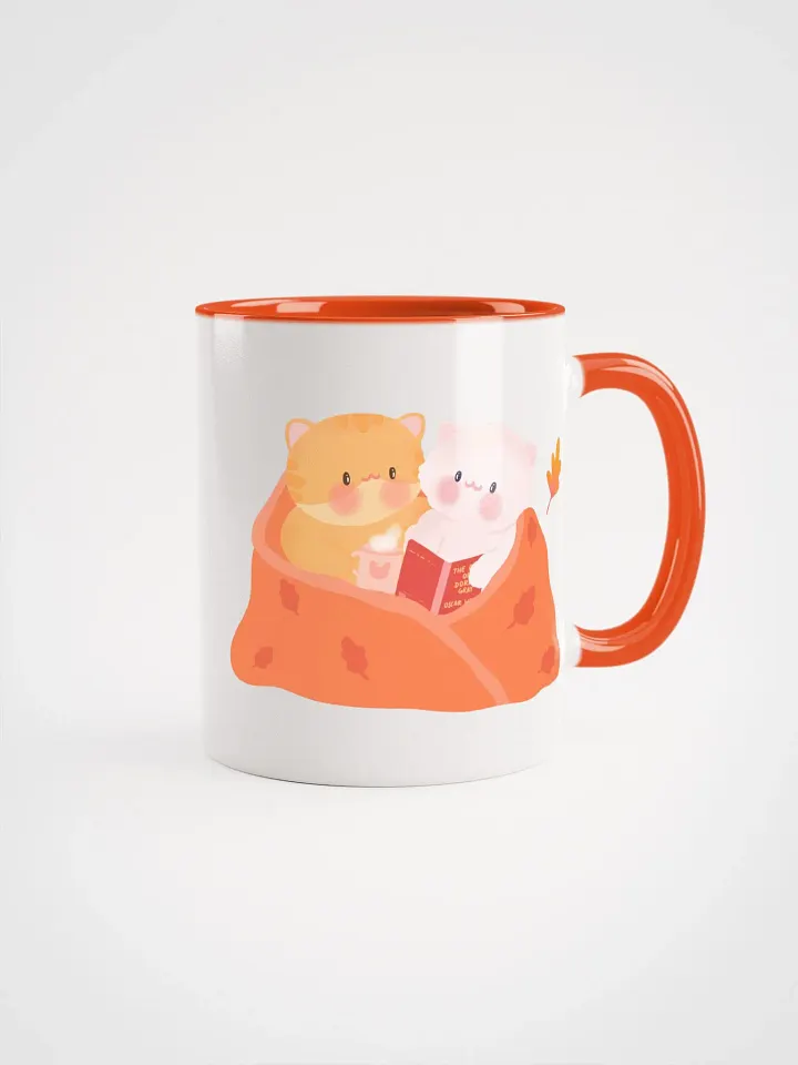 Cozy Orange & White Cats Ceramic Mug product image (1)