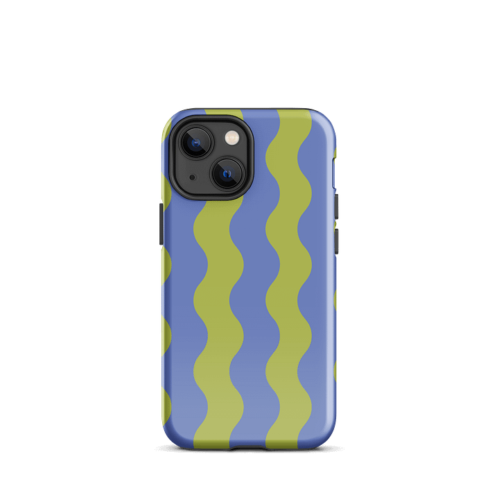 Striped Waves: Retro Surf iPhone Case product image (1)