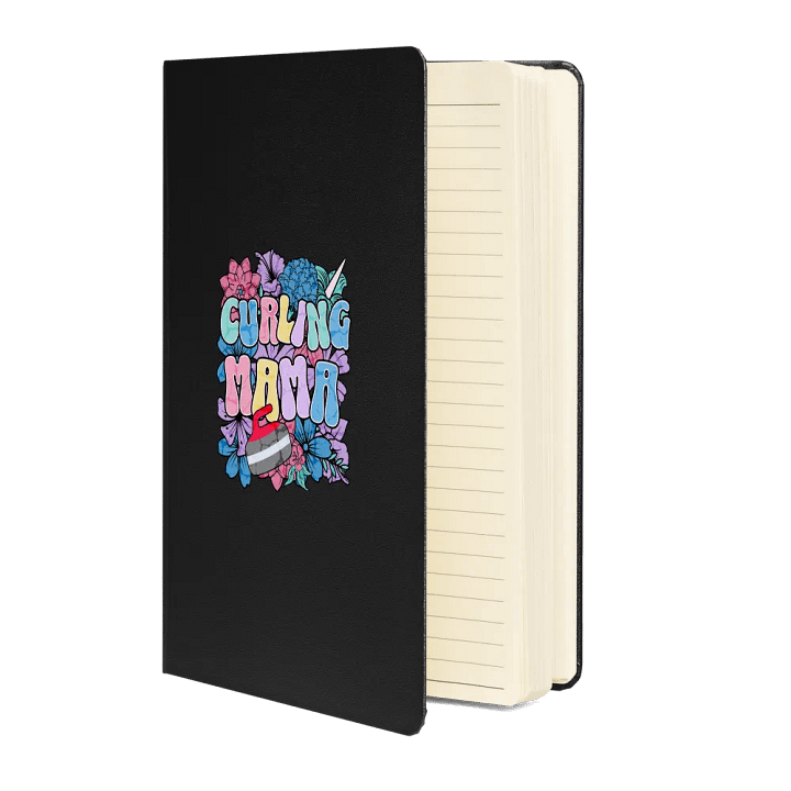 Curling Mama Floral Hardcover Notebook product image (2)